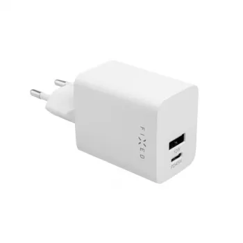 Cargador de viaje FIXED Fixed Mini USB-C/USB 45W — cargador compacto de doble puerto con USB-C y USB-A