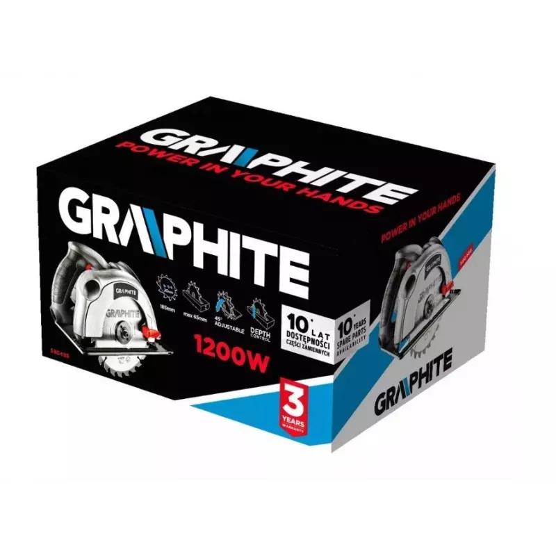 Sierra circular Graphite 58G488 1200 W 185 mm