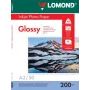 Papel fotográfico de inyección de tinta Lomond brillante 200 g/m² A3, 50 hojas