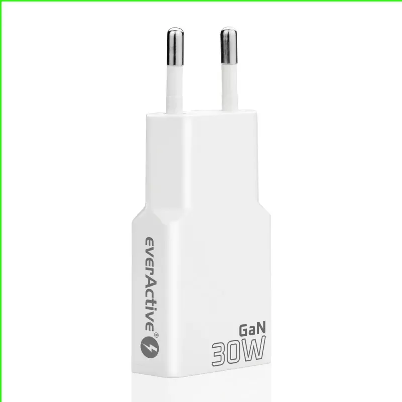Cargador de pared USB universal everActive SC-380Q Super slim QC 3.0 – Quick Charge 3.0, diseño compacto