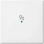 Busch-Jaeger 2CKA006220A0359 placa de cubierta para soporte y conector hembra de sensor blanco (2CKA006220A0359)