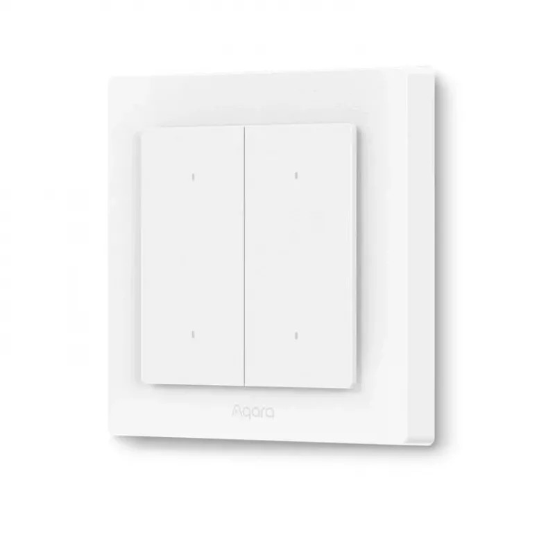 Interruptor de luz AQARA H2 EU (4 botones, 2 canales) (WS-K08D) – interruptor de pared Zigbee y Thread con 2 relés