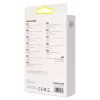 Baseus Crystal Shine Cable USB a Lightning, 2,4A, 2m (negro)