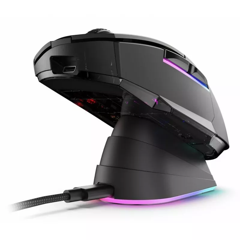Skiller SGM50W ratón gaming óptico RGB negro