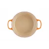 Le Creuset 21177280902430 6,7 L olla redonda naranja, roja