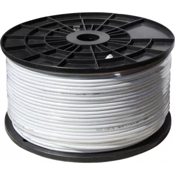 Cable coaxial ShiverPeaks BS90-10005 100 m blanco cobre