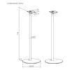 Soporte de suelo para Sonos® ERA 300, Maclean, MC-995