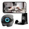EnaBot Ebo Air 2 Plus robot móvil de vigilancia doméstica con cámara IA, gris