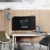 Soporte de pared de exterior Manhattan para televisores y monitores, totalmente articulado, para pantallas de 37-65 inch, VESA 200x200-600x400 mm, hasta 50 kg, resistente a la intemperie, negro