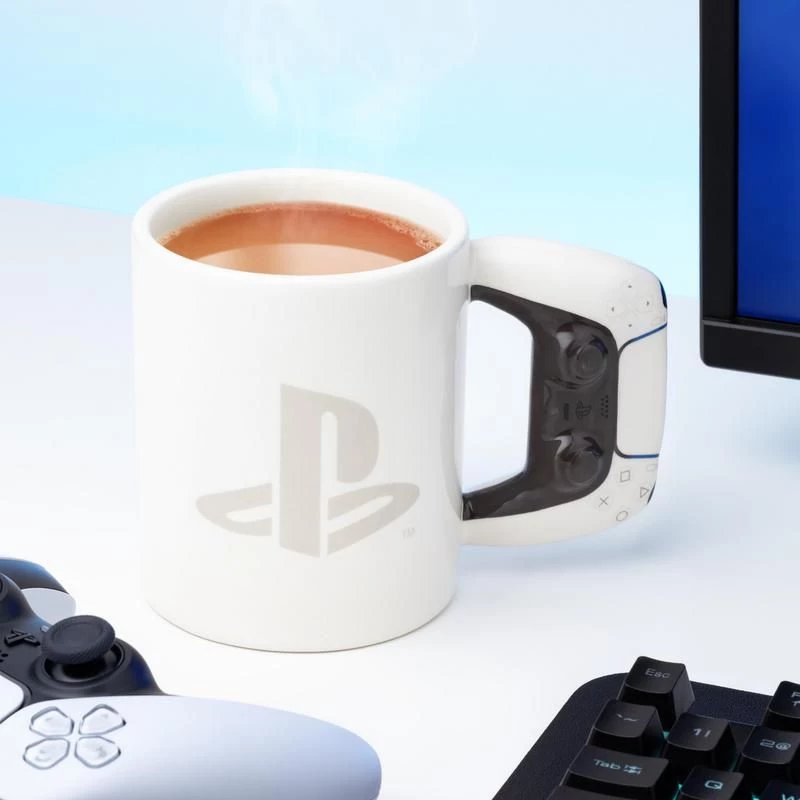 Taza Paladone PlayStation Shaped PS5 blanca 0,48 L unidad