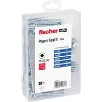 fischer Meisterbox PowerFast II PH VG TX 562275 Surtido de tornillos para aglomerado (562275)