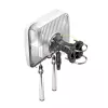 QuWireless QuMax A360M antena LTE + Wi-Fi direccional para Teltonika RUT360, PoE/LAN, 4–6 dBi, polarización vertical, IP67, blanca