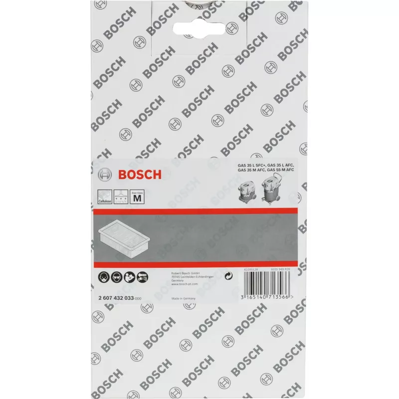 Bosch - Filtro para aspirador - para Bosch GAS 35 L AFC Professional, GAS 35 M AFC Professional, GAS 35 L SFC+ Professional