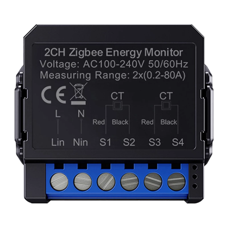 Medidor de energía bidireccional inteligente Avatto ZWPM16-2 ZigBee — monitorización de consumo y generación