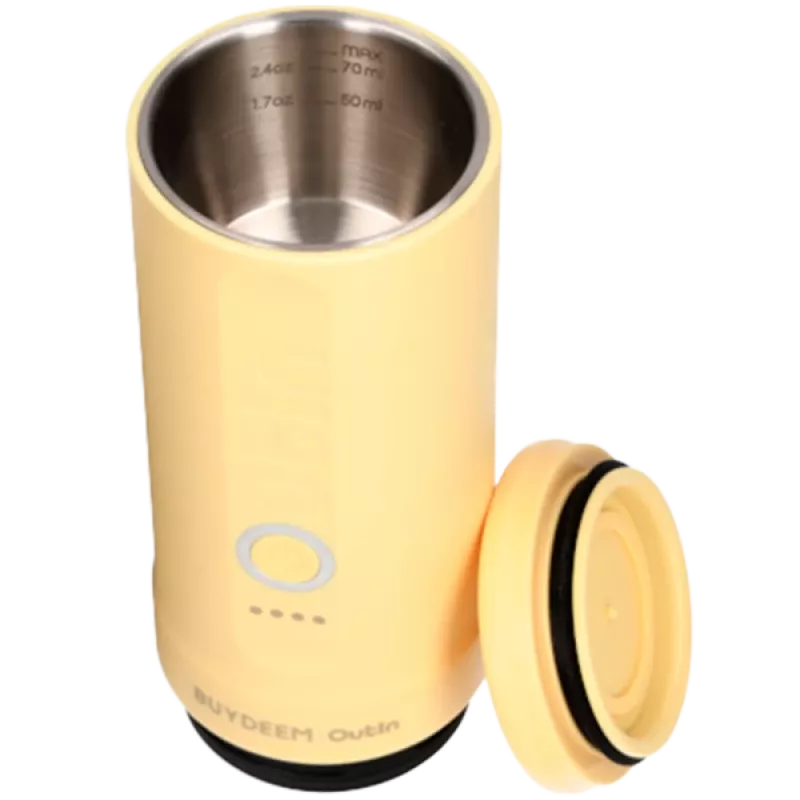 Cafetera espresso BUYDEEM Nano, modelo OTEM-01, color Mellow Yellow