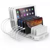 Estación de carga Unitek Y-2190A — 10 puertos USB (8×USB2.0 + 2×USB3.2 Gen1), carga inalámbrica, 96 W de potencia total