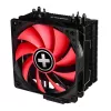 Xilence M704 disipador de CPU 12 cm negro, rojo