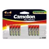 Pilas alcalinas AAA (LR03) CAMELION 11044803 — pack de 8, de un solo uso
