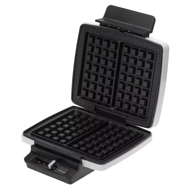 Gofrera Adler AD 3085 — 1200 W, 2 gofres rectangulares 9×13 cm, temperatura ajustable, placas antiadherentes