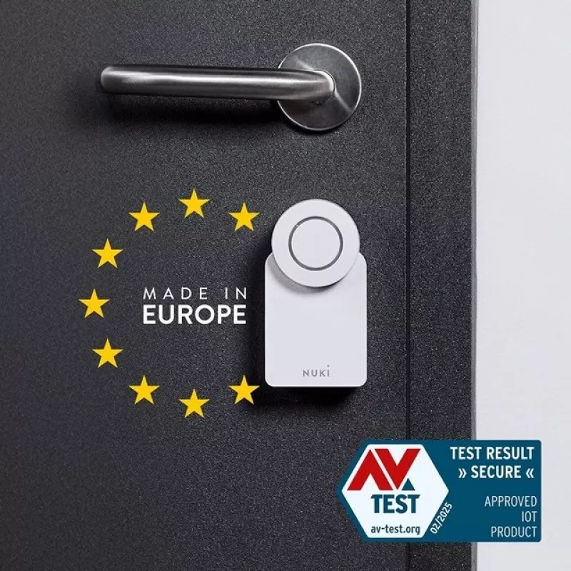 Nuki Smart Lock Go (2025) 221148 cerradura inteligente para puerta, Bluetooth, Wi-Fi y Matter