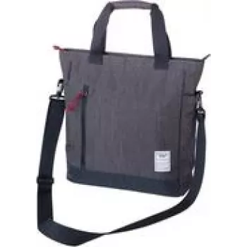 Bolso de bandolera/bolso de hombro TROIKA BBG52/GY, Poliéster, gris, 12 L, 400×100×350 mm, cremallera, unisex