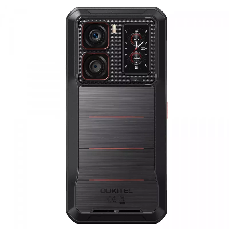 Oukitel WP300 smartphone 5G, 6,8 pulgadas, 12 GB de RAM, 512 GB, 16000 mAh, IP69K, Android 15, negro