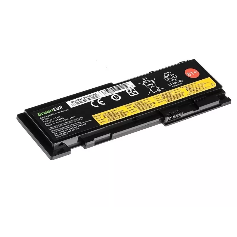 Batería Green Cell LE78 para Lenovo ThinkPad T420s T420si T430s, LiPo 3600 mAh, negro