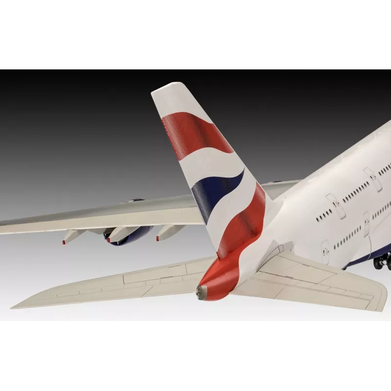 Revell 03922 Airbus A380-800 British Airways kit de maqueta de plástico, 1:144