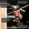 Llave de impacto sin escobillas a batería Batavia B.V. 18V 230 Nm — solo herramienta (sin batería/cargador)
