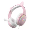 Auriculares Subsonic Spectra LED Gaming Headset Sweety rosa