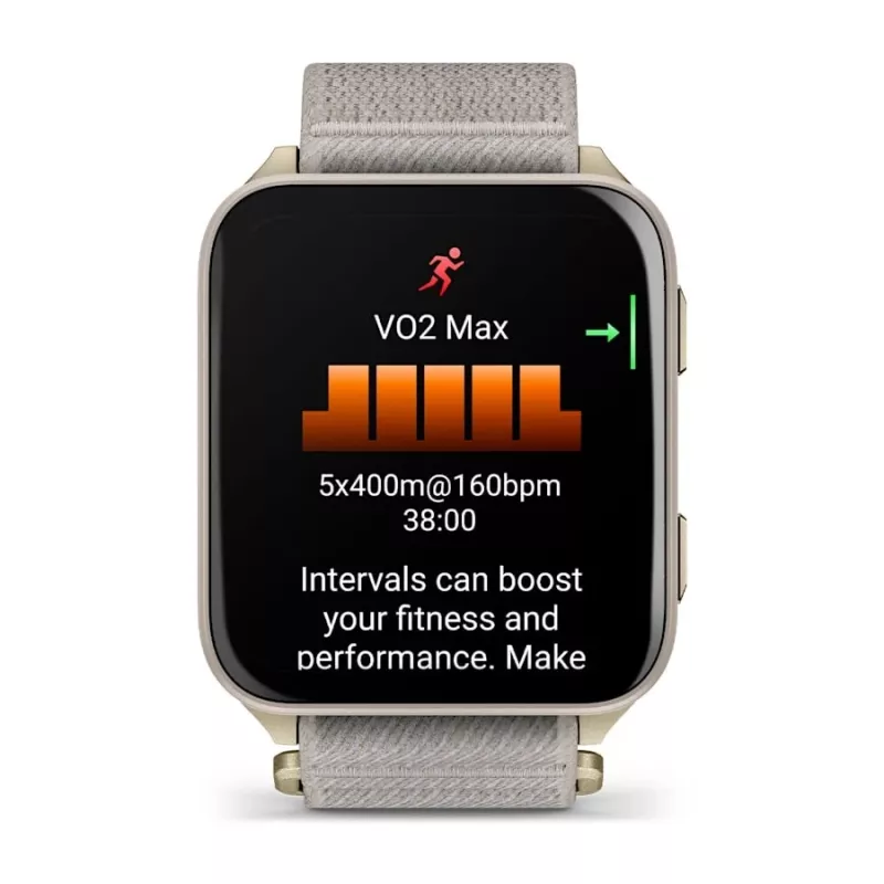 Smartwatch GARMIN Venu X1 — 5,08 cm (2 pulgadas) AMOLED 448×486 px, pantalla táctil, Wi‑Fi, GPS, correa de nailon, 34 g