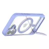 Funda protectora Torras Pstand Series para iPhone 16 — azul, perfil delgado con soporte integrado