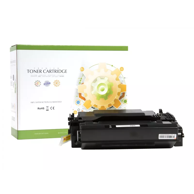 Cartucho de tóner STATIC compatible con HP CF287X/Canon CRG-041H Negro alta capacidad compatible 18.000 páginas