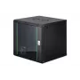 Caja de red de montaje en pared DIGITUS Dynamic-N DN-37111 — 12U, 600 x 600 mm, IP20, cerradura con llave