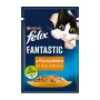 Purina Felix Fantastic comida húmeda para gatos con pollo en gelatina, 85 g