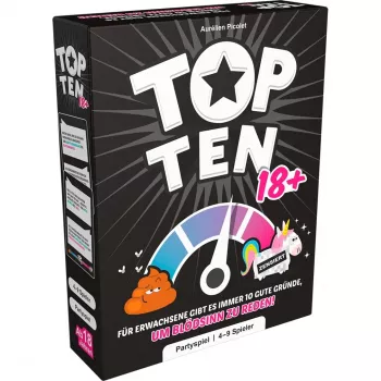 Top Ten 18+, juego de fiesta