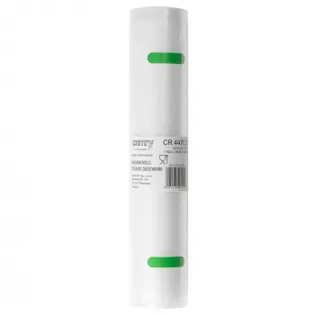Rollo de bolsas para envasar al vacío para Camry CR 4470 compatible con CR 4470 AD 4484 MS 4492 — 1 rollo