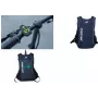 Mochila FISCHER 50397 azul oscuro con función de intermitencia intermitentes izquierdo y derecho