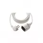 Alargador eléctrico REV 0016030114 3m 1 toma AC interior blanco