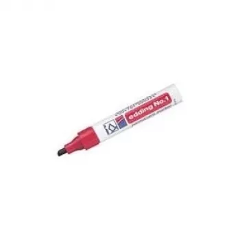 EDDING No.1 - Rojo - Punta biselada - Aluminio - Multi - 1 mm - 5 mm