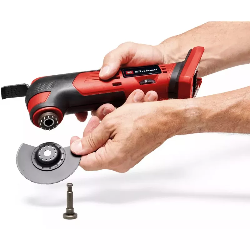 Herramienta multifunción a batería Power X-Change TE-MG 18/1 Li-Solo, 18 voltios (rojo/negro, sin batería ni cargador, accesorios incluidos)