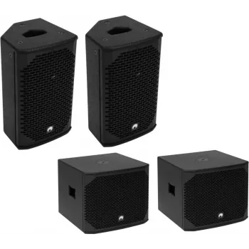 Set de altavoces PA Omnitronic AZX pasivo S 200W 8 Ohm altavoces pasivos