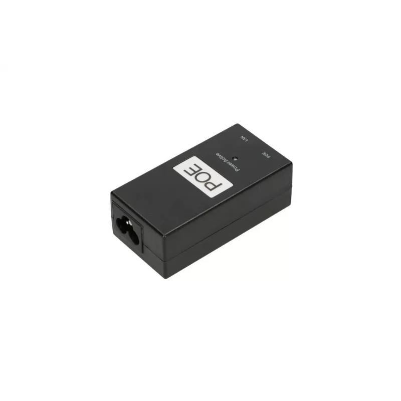 Fuente de alimentación PoE Extralink POE-24-24W-G 24 V 1 A 24 W Gigabit, interior, negro, cable de alimentación incluido