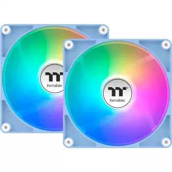 Ventilador de PC THERMALTAKE CT140 Reverse ARGB Sync 140 mm Hydrangea Blue pack de 2