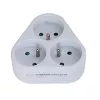 Esperanza ELK303W regleta eléctrica, 3 tomas, blanca