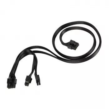Adaptador de cable de alimentación Triton SST-PP13 — 8-Pin EPS a 8-Pin EPS y 4+4-Pin