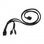 Adaptador de cable de alimentación Triton SST-PP13 — 8-Pin EPS a 8-Pin EPS y 4+4-Pin