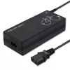Cargador QOLTEC 36V–42V 2A con conector C14-IE de 3 polos para baterías de e-bike