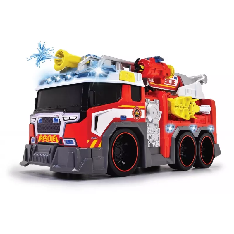 Coche de juguete bombero Dickie modelo 203307000 — a pilas, a partir de 3 años, colores: negro/azul/rojo/blanco/amarillo