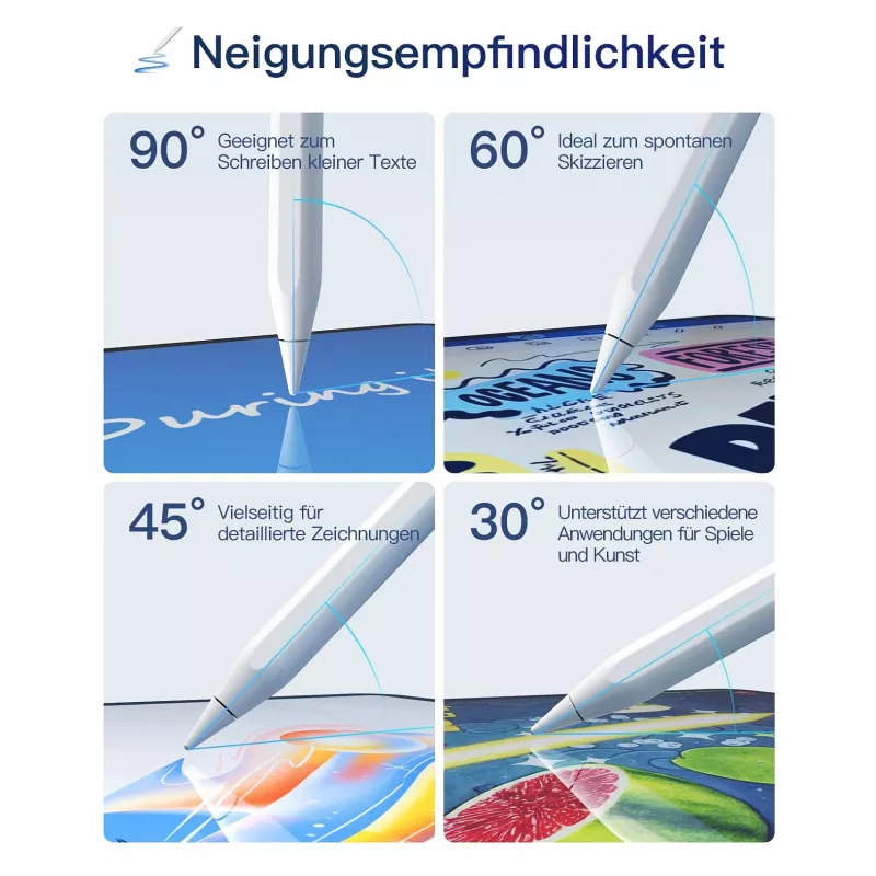 Stylus Pen Inateck PCL005_WHITE — compatible con iPad Pro, iPad Mini, iPad 6–10